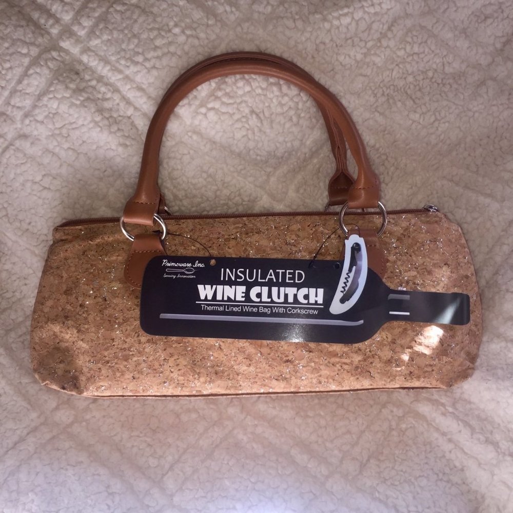 Primeware Inc. Insulated Wine Clutch and Corkscrew